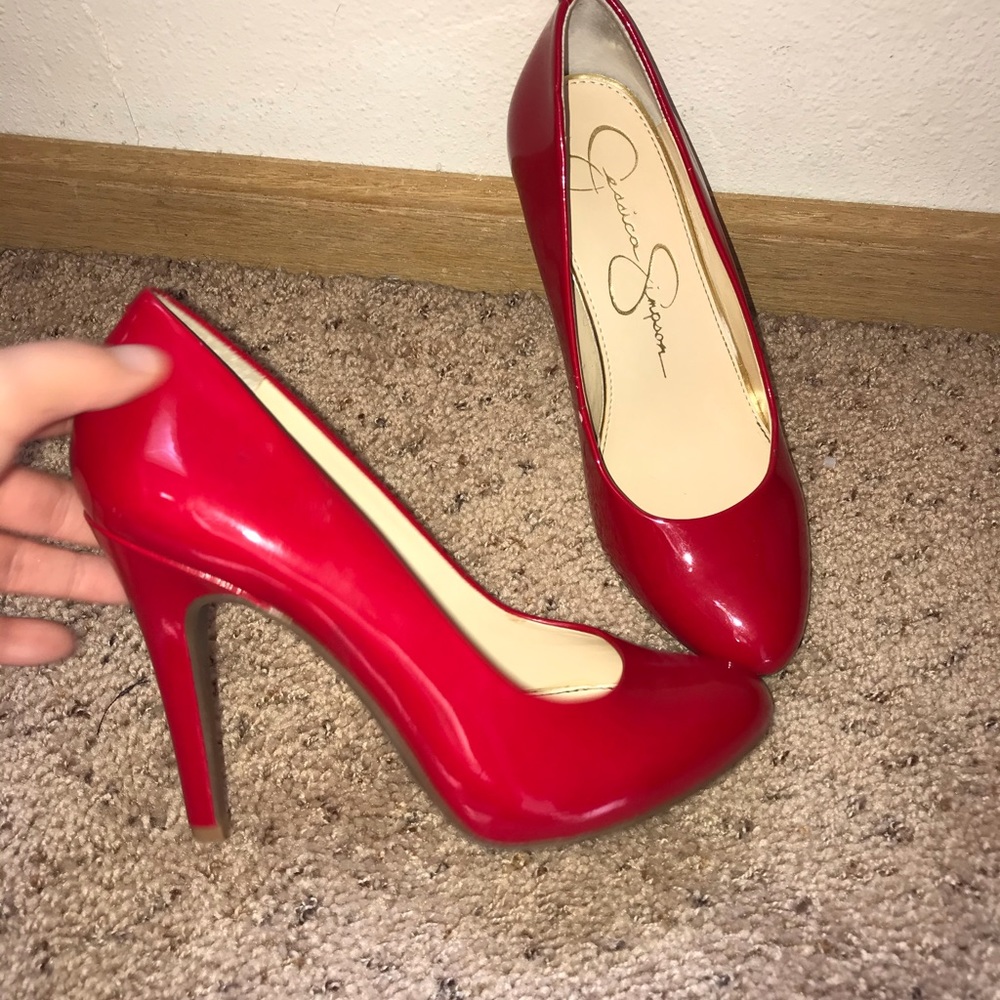 Jessica Simpson Red Pumps